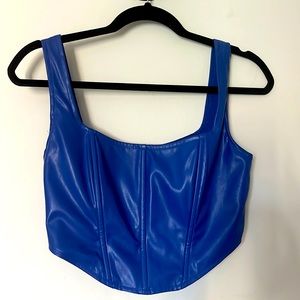 Princess Polly Kaeshia Bustier Blue Tank